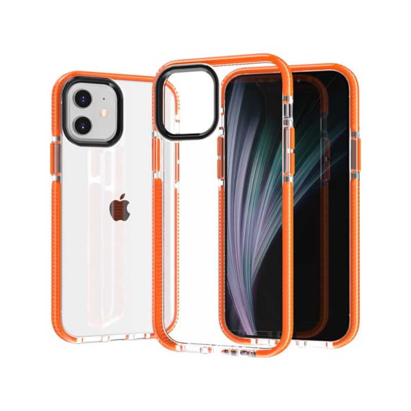 Coque iPhone 12 / 12 Pro Transparente Rebords Silicone