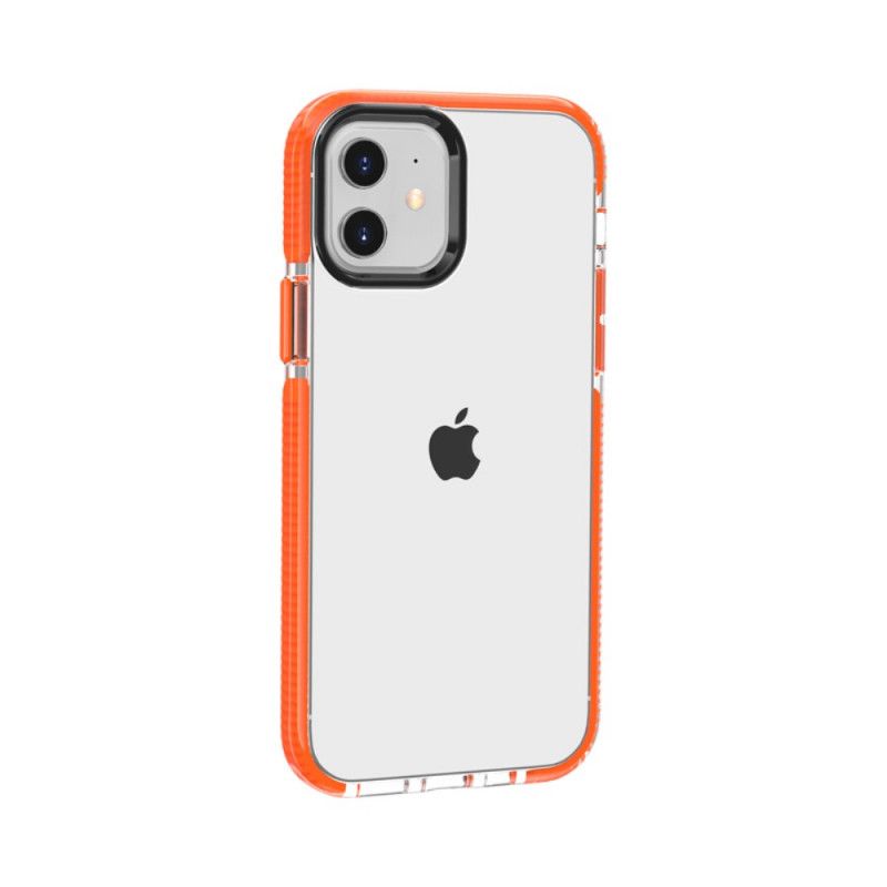 Coque iPhone 12 / 12 Pro Transparente Rebords Silicone