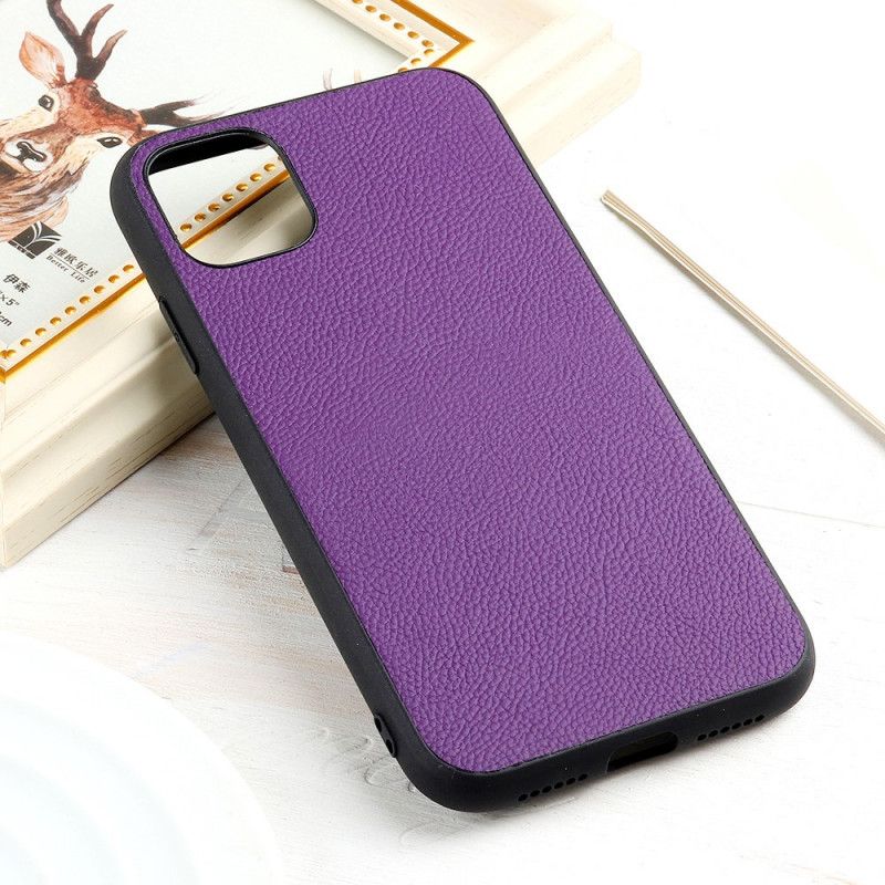 Coque iPhone 12 / 12 Pro Véritable Cuir Stylisé