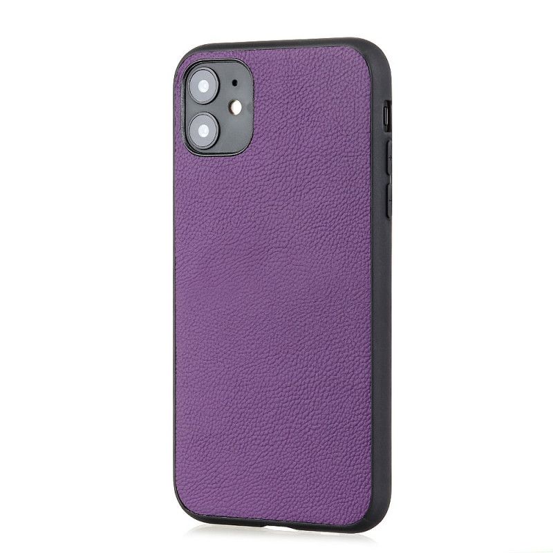 Coque iPhone 12 / 12 Pro Véritable Cuir Stylisé