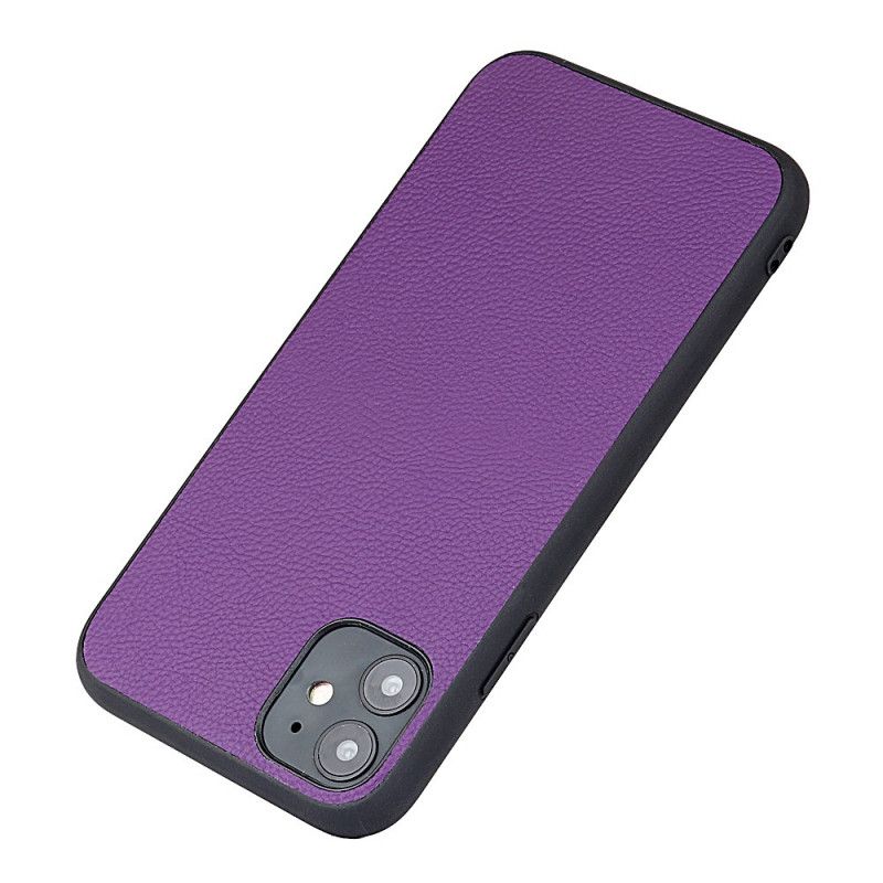 Coque iPhone 12 / 12 Pro Véritable Cuir Stylisé