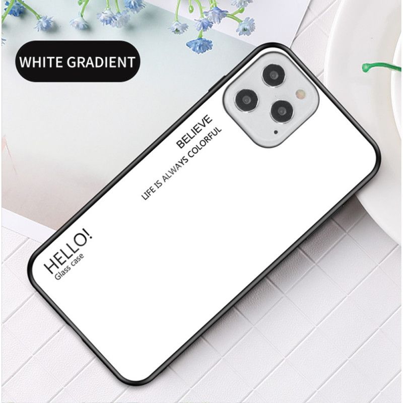 Coque iPhone 12 / 12 Pro Verre Trempé Hello