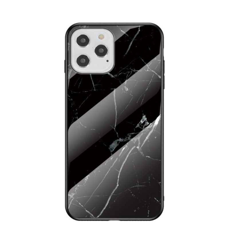 Coque iPhone 12 / 12 Pro Verre Trempé Marble Colors