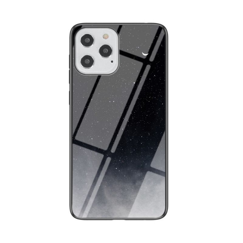 Coque iPhone 12 / 12 Pro Verre Trempé Starry Sky