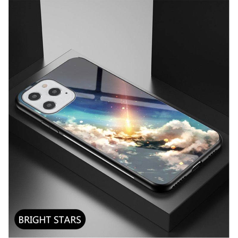 Coque iPhone 12 / 12 Pro Verre Trempé Starry Sky