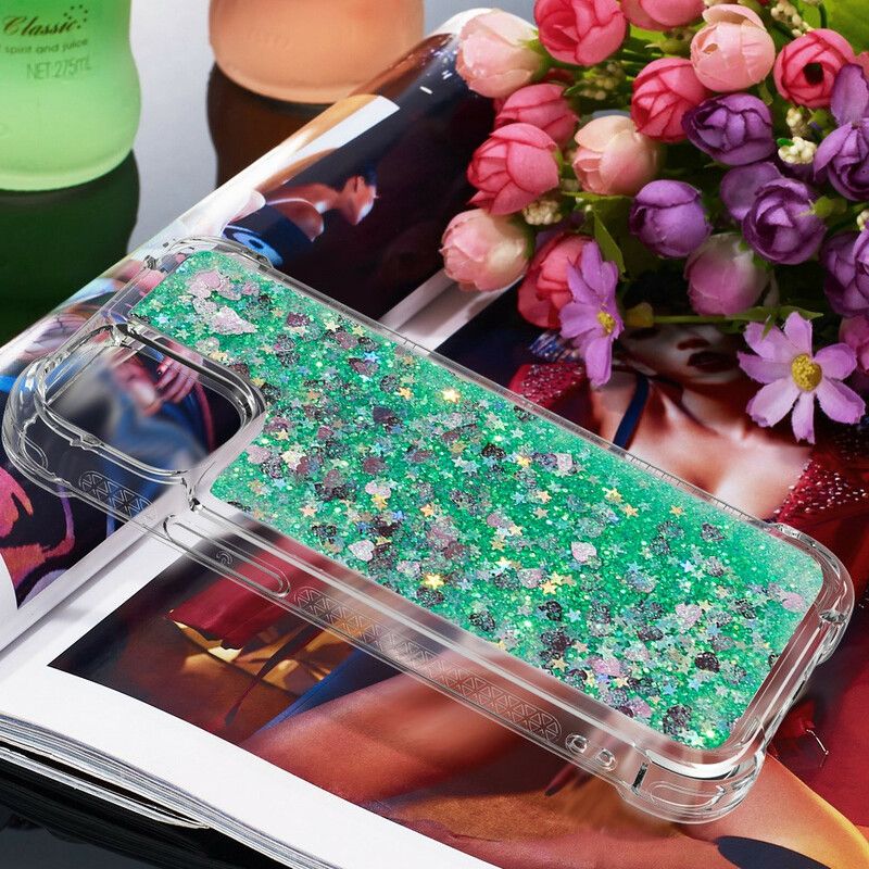 Coque iPhone 13 Désires Paillettes