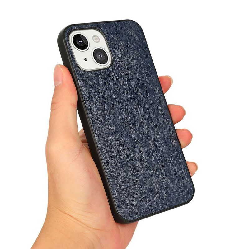 Coque iPhone 13 Effet Cuir Élégance