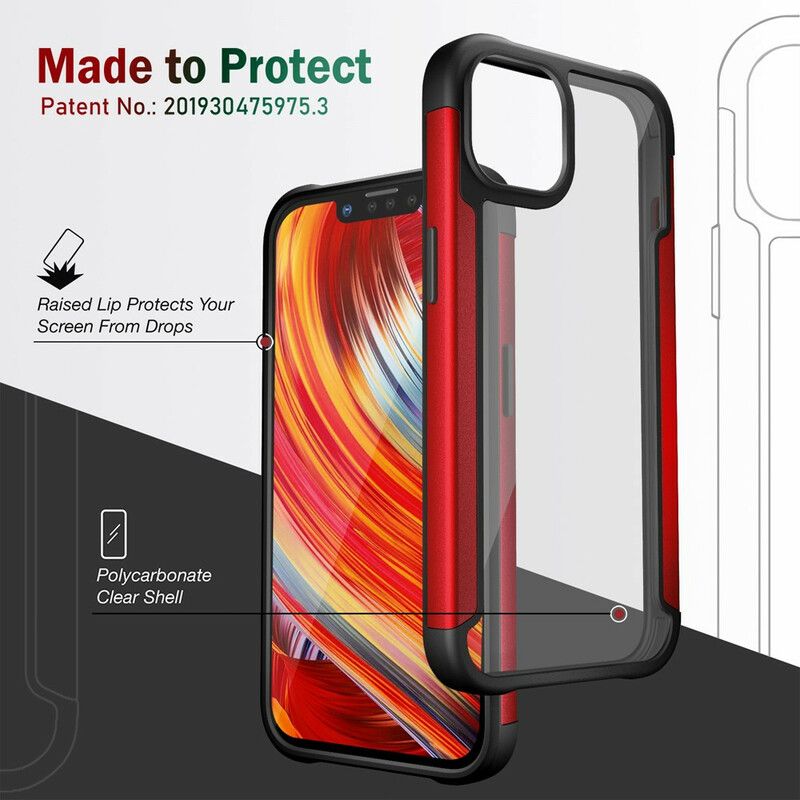 Coque iPhone 13 Hybride Transparente Rebords Bumper