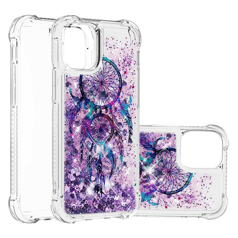 Coque iPhone 13 Mini Attrape Rêves Paillettes