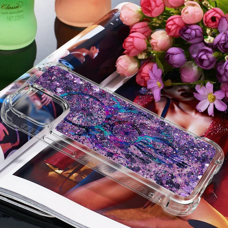 Coque iPhone 13 Mini Attrape Rêves Paillettes