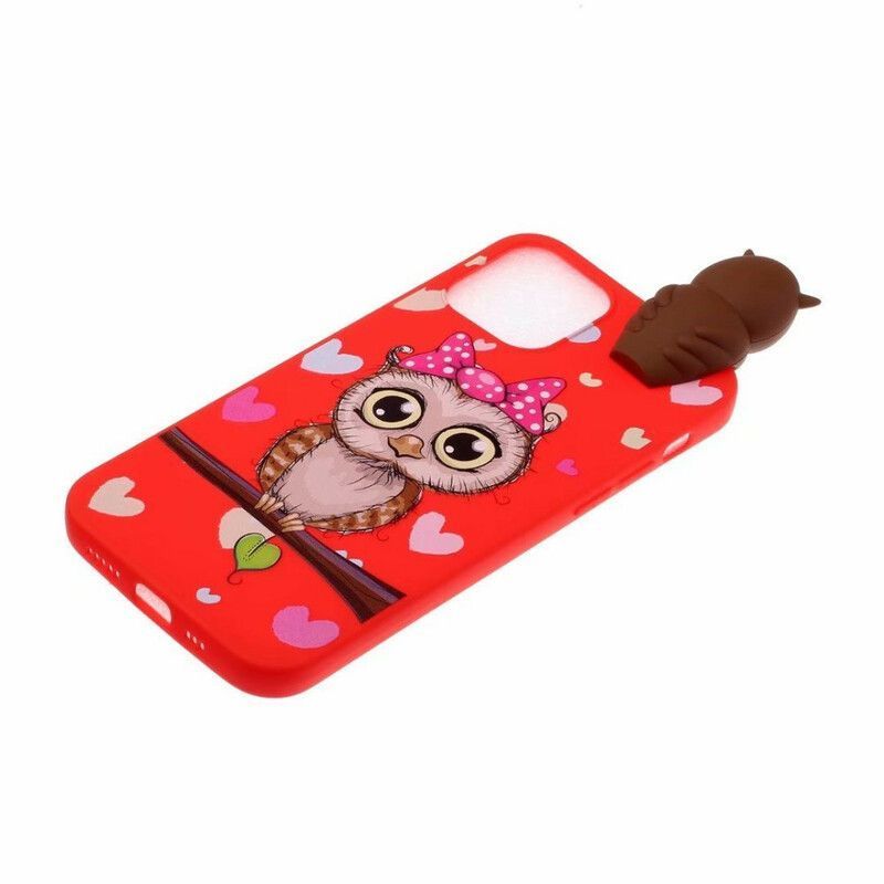 Coque iPhone 13 Mini Miss Hibou 3d