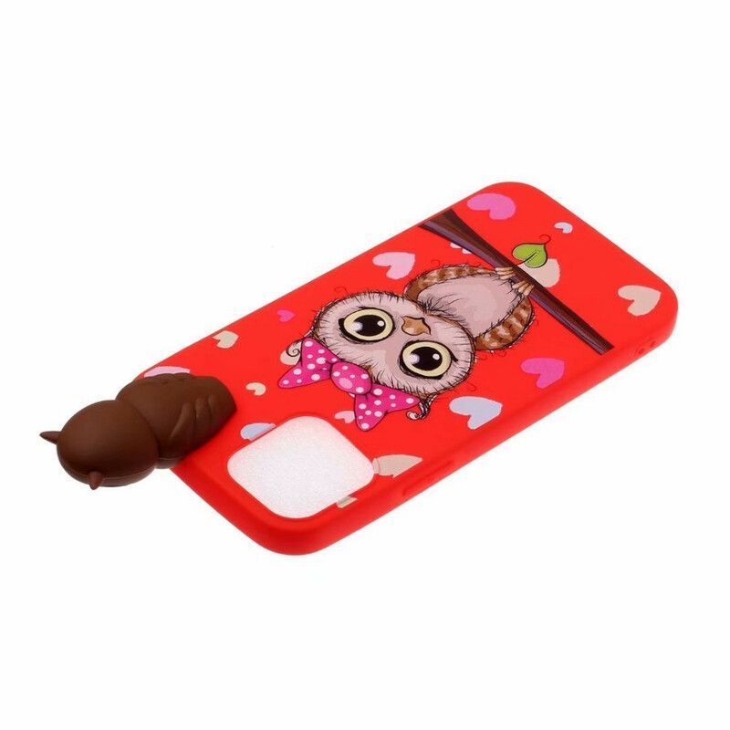 Coque iPhone 13 Mini Miss Hibou 3d