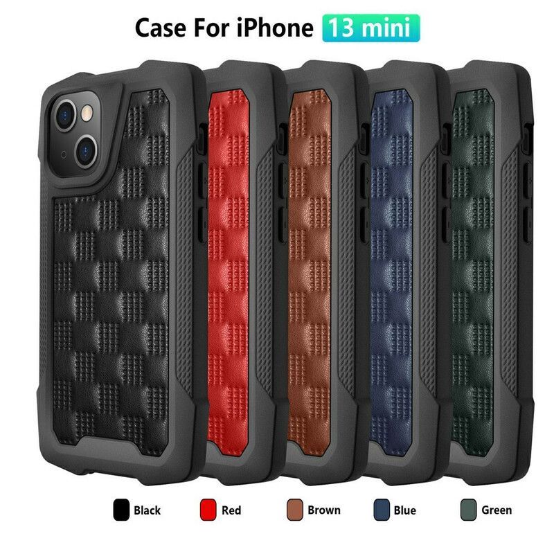 Coque iPhone 13 Mini Style Matelassé Coins Renforcés