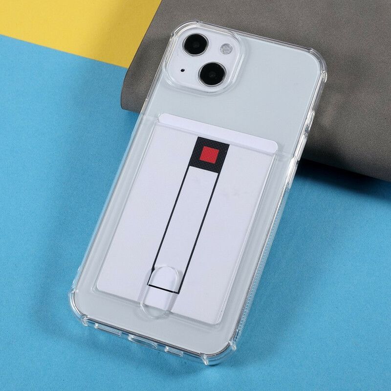 Coque iPhone 13 Mini Transparente Porte-carte Color