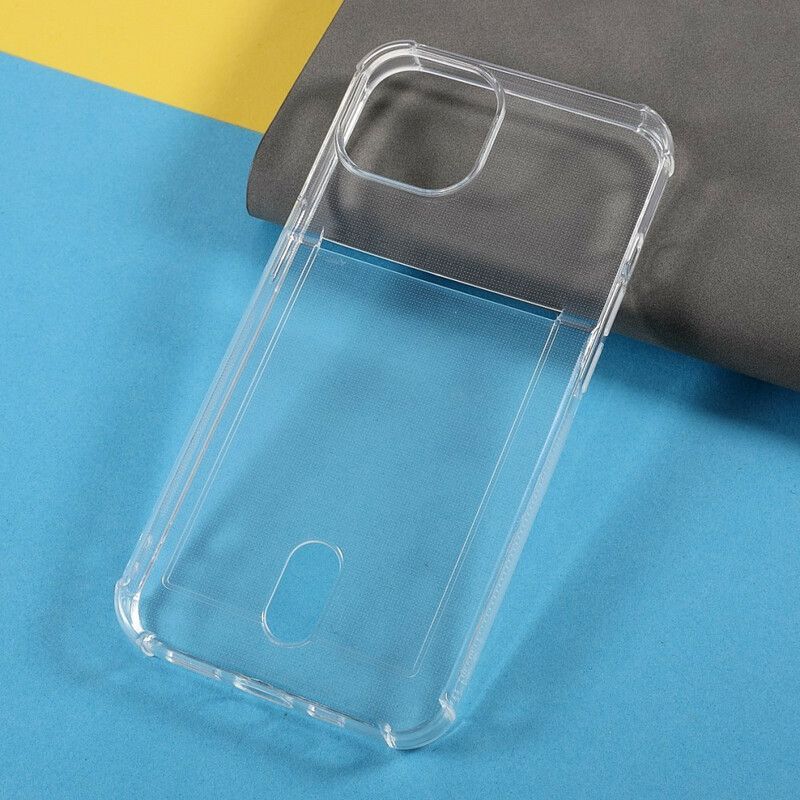 Coque iPhone 13 Mini Transparente Porte-carte Color