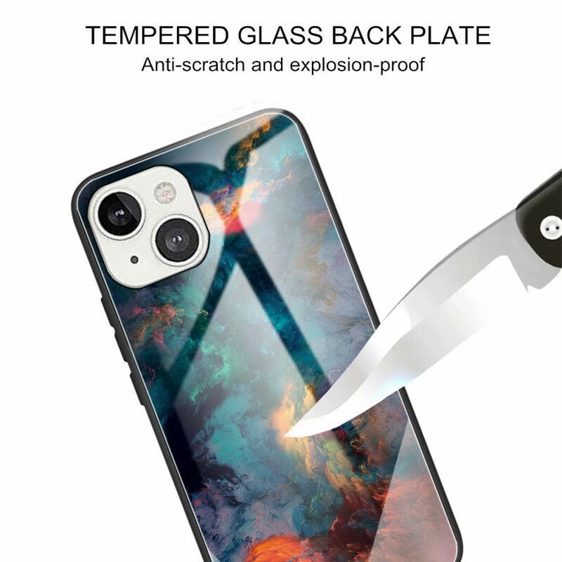 Coque iPhone 13 Mini Verre Trempé Ciel