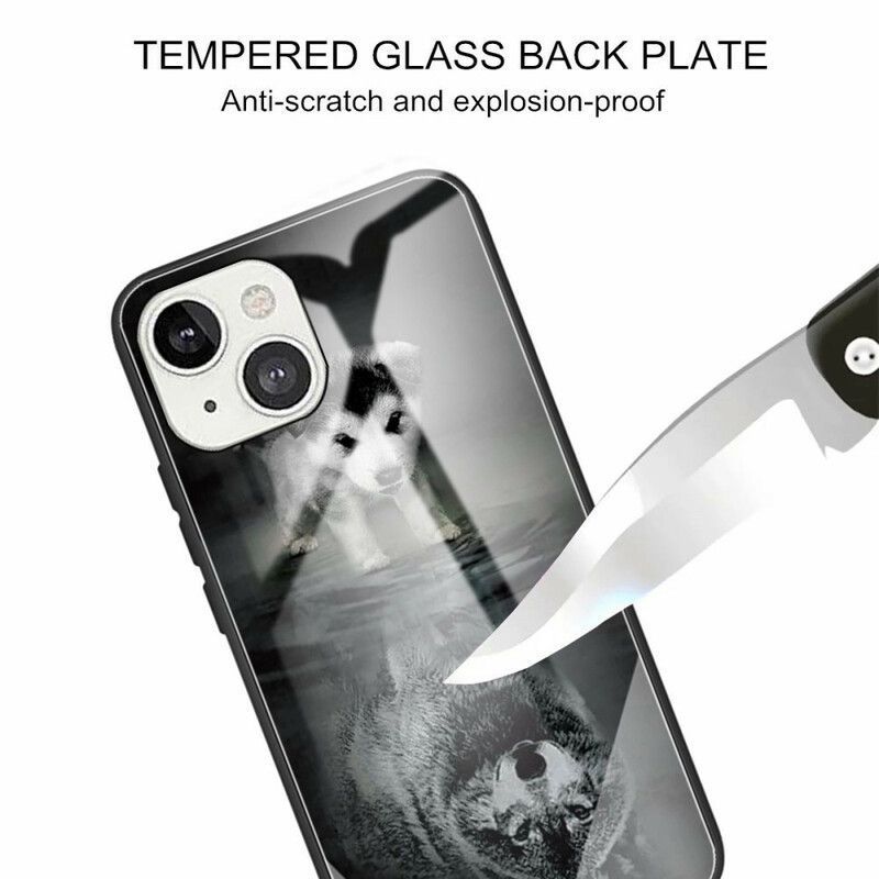 Coque iPhone 13 Mini Verre Trempé Rêve De Chiot