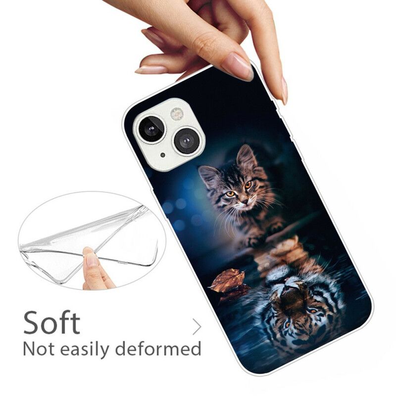 Coque iPhone 13 Mon Tigre