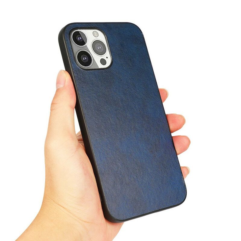 Coque iPhone 13 Pro Effet Cuir Look Raffiné