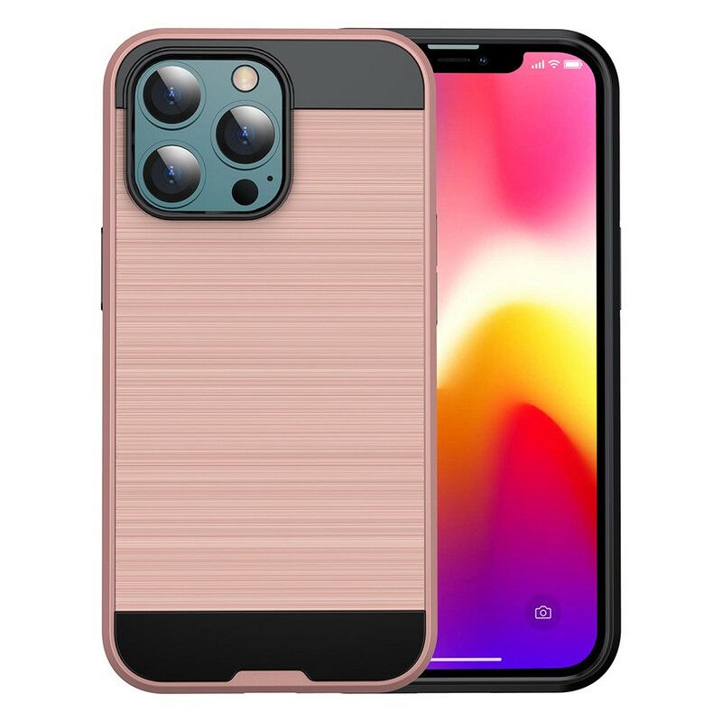 Coque iPhone 13 Pro Fibre Carbone Brossée