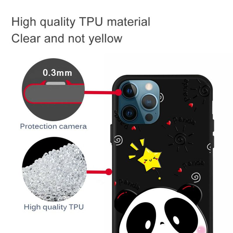 Coque iPhone 13 Pro Max Étoile Panda