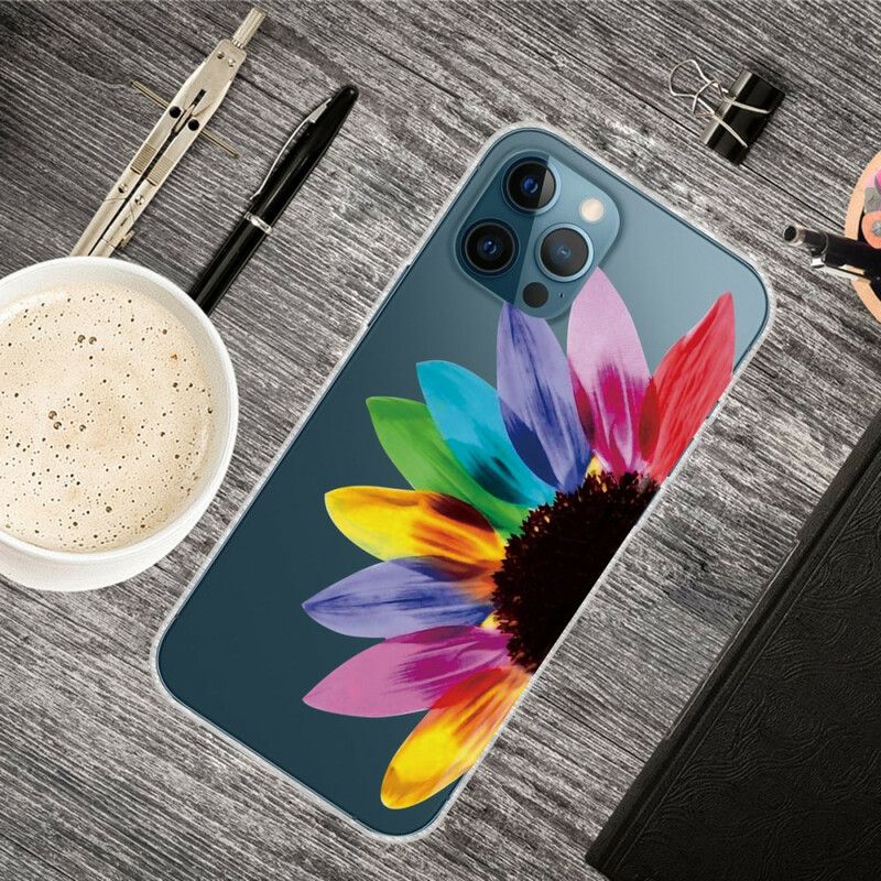 Coque iPhone 13 Pro Max Fleur Colorée