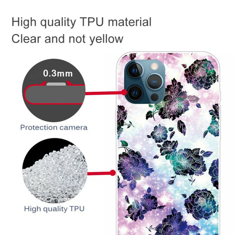 Coque iPhone 13 Pro Max Fleurs Intenses