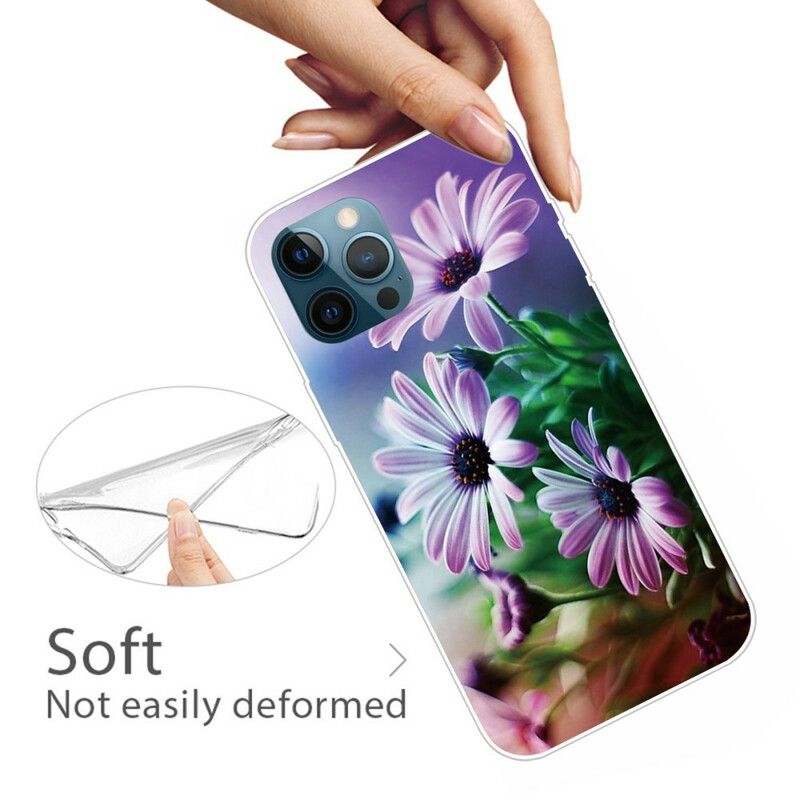 Coque iPhone 13 Pro Max Fleurs Réalistes