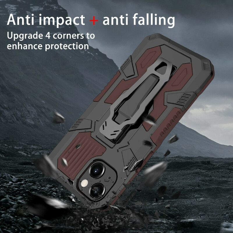 Coque iPhone 13 Pro Max Robot Avec Pince Ceinture