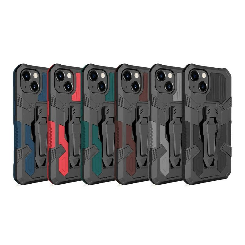 Coque iPhone 13 Pro Max Robot Avec Pince Ceinture