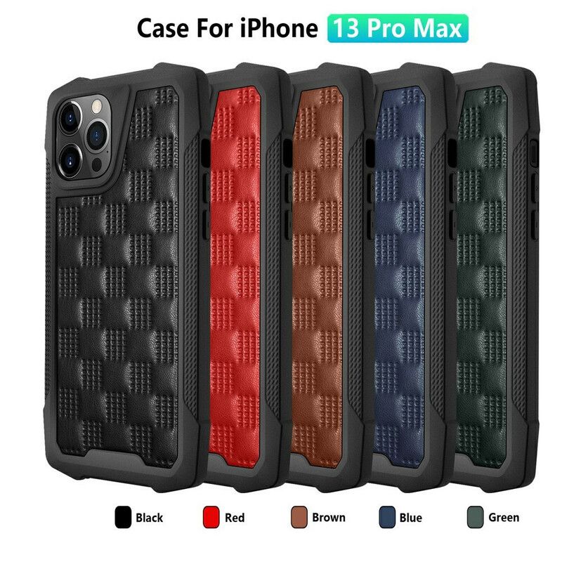 Coque iPhone 13 Pro Max Style Matelassé Coins Renforcés