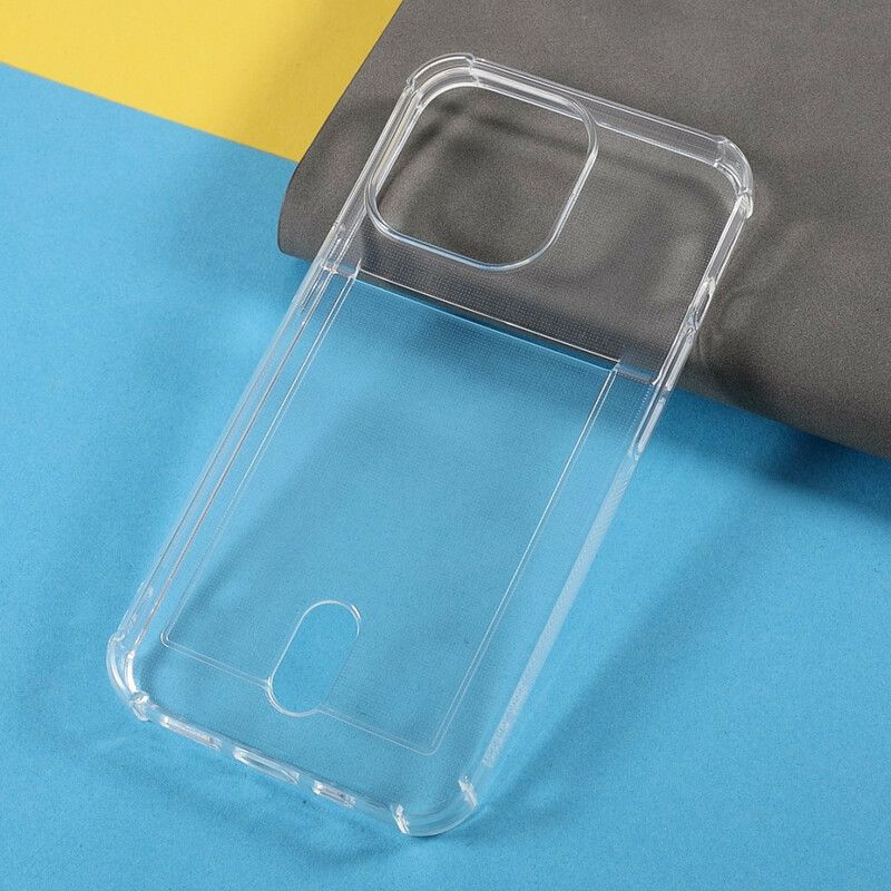 Coque iPhone 13 Pro Max Transparente Porte-carte Color