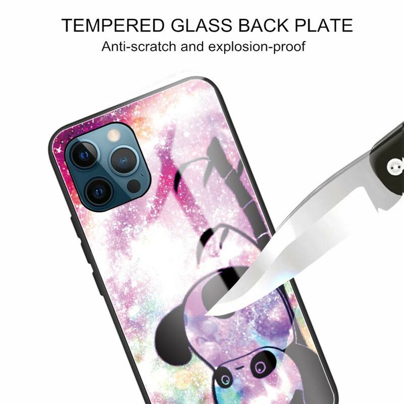 Coque iPhone 13 Pro Max Verre Trempé Panda Et Bambou