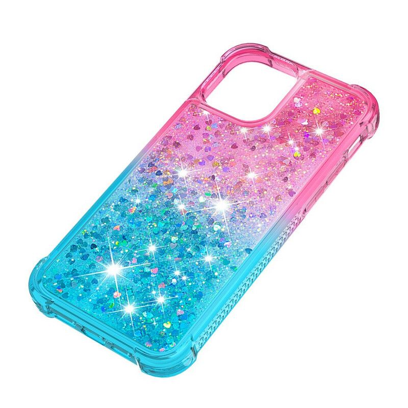 Coque iPhone 13 Pro Paillettes Colors