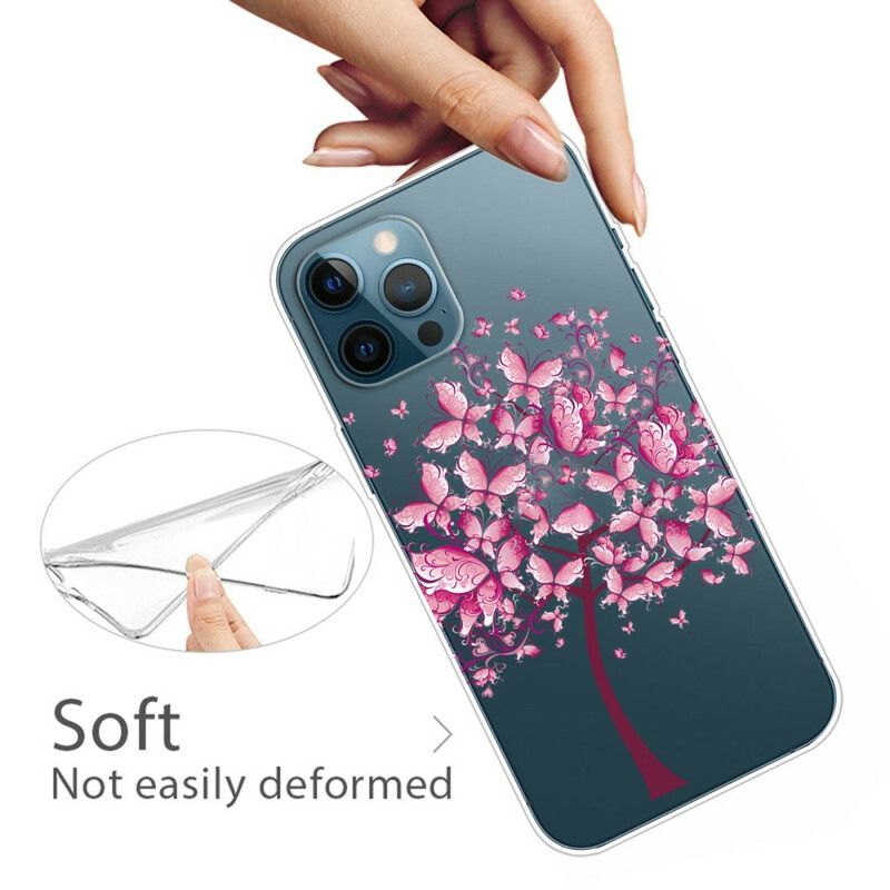 Coque iPhone 13 Pro Top Arbre Rose