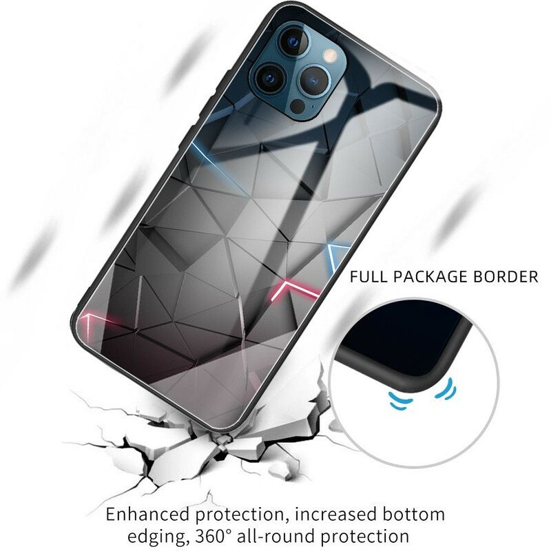 Coque iPhone 13 Pro Verre Trempé Géométrie