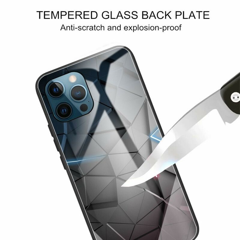 Coque iPhone 13 Pro Verre Trempé Géométrie