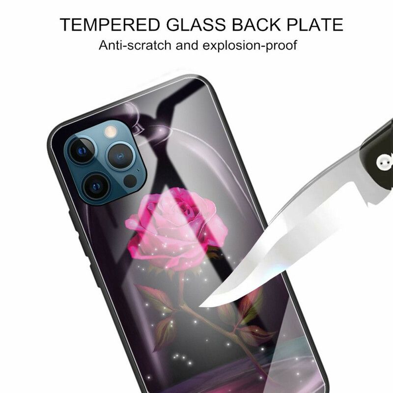 Coque iPhone 13 Pro Verre Trempé Rose Magique