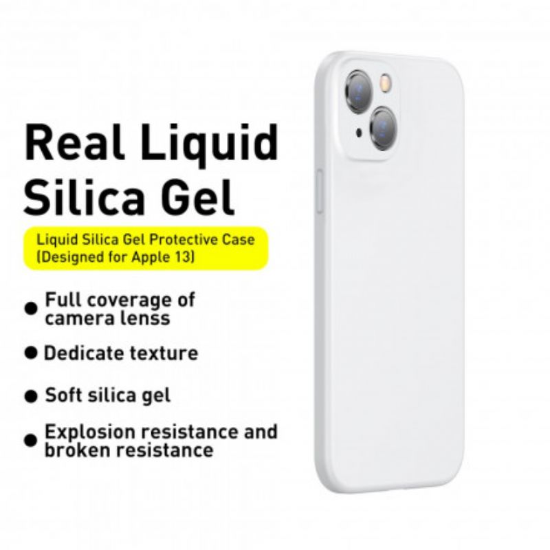 Coque iPhone 13 Silicone Liquide Baseus