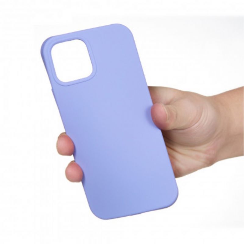 Coque iPhone 13 Silicone Liquide Mocolo