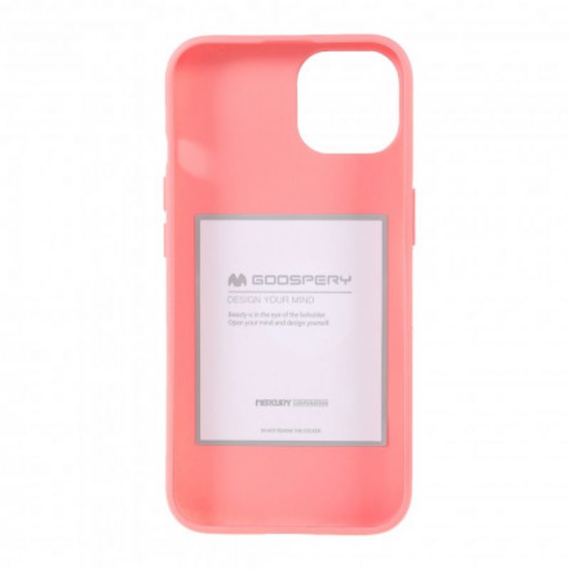 Coque iPhone 13 Silicone Mat Mercury Goospery