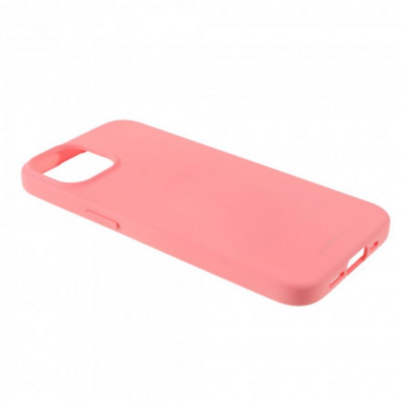 Coque iPhone 13 Silicone Mat Mercury Goospery