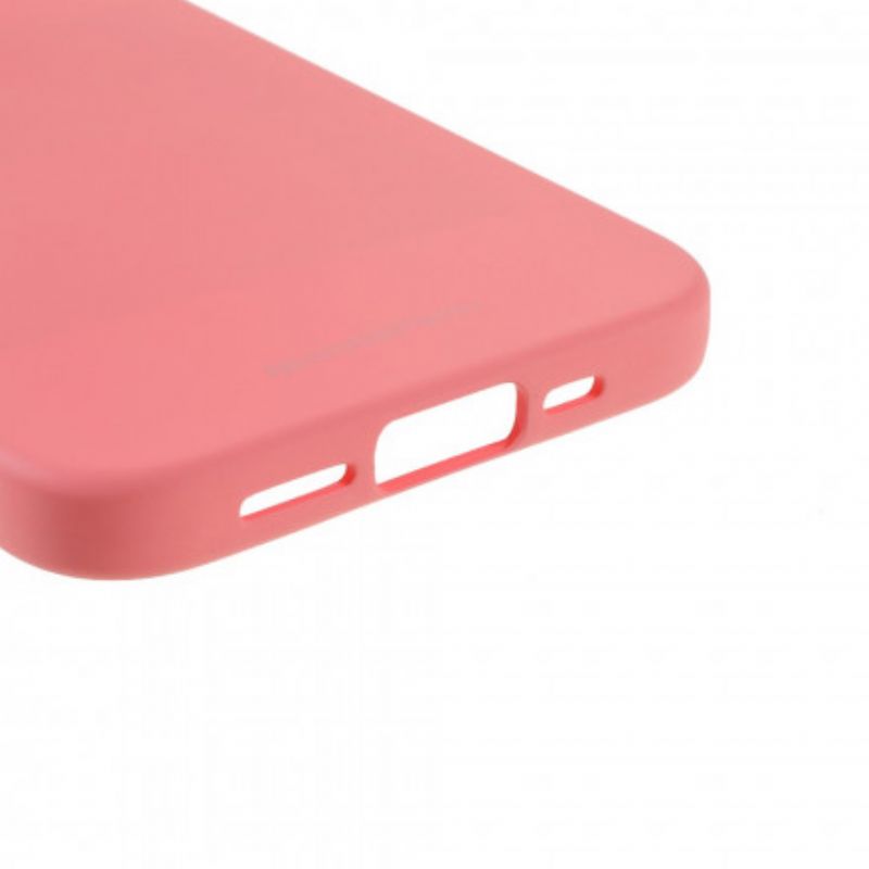 Coque iPhone 13 Silicone Mat Mercury Goospery