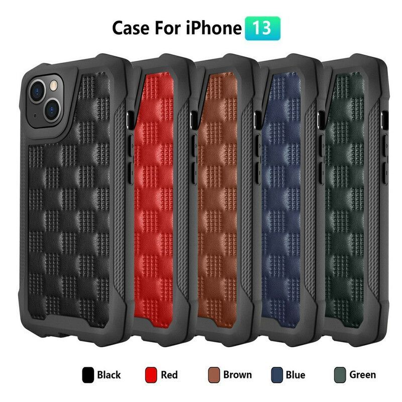 Coque iPhone 13 Style Matelassé Coins Renforcés