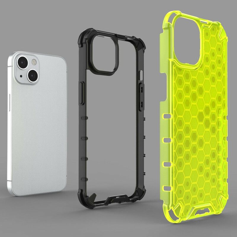 Coque iPhone 13 Style Nid D'abeille