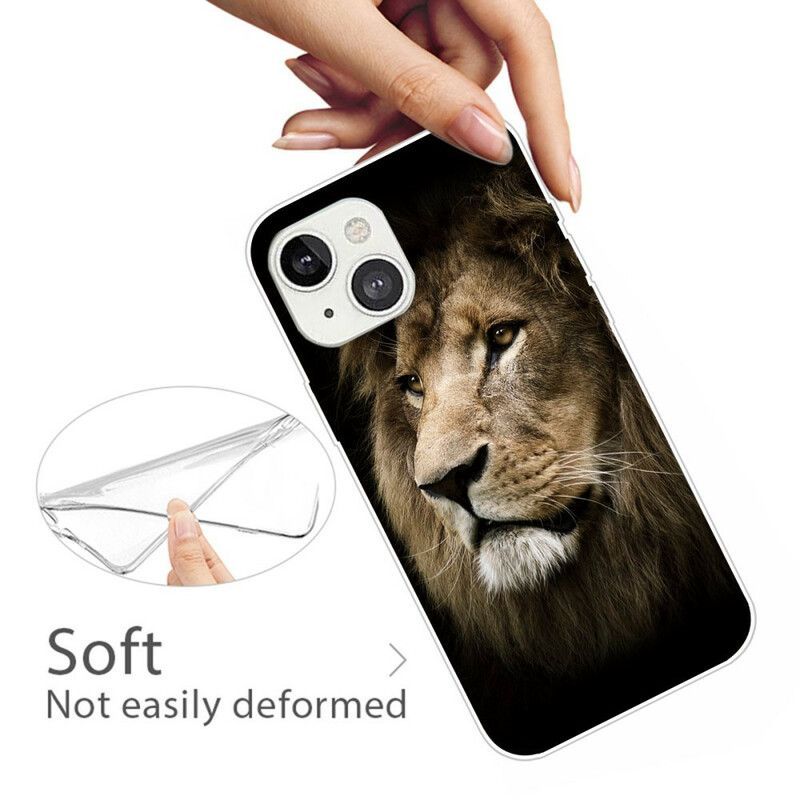 Coque iPhone 13 Tête De Lion