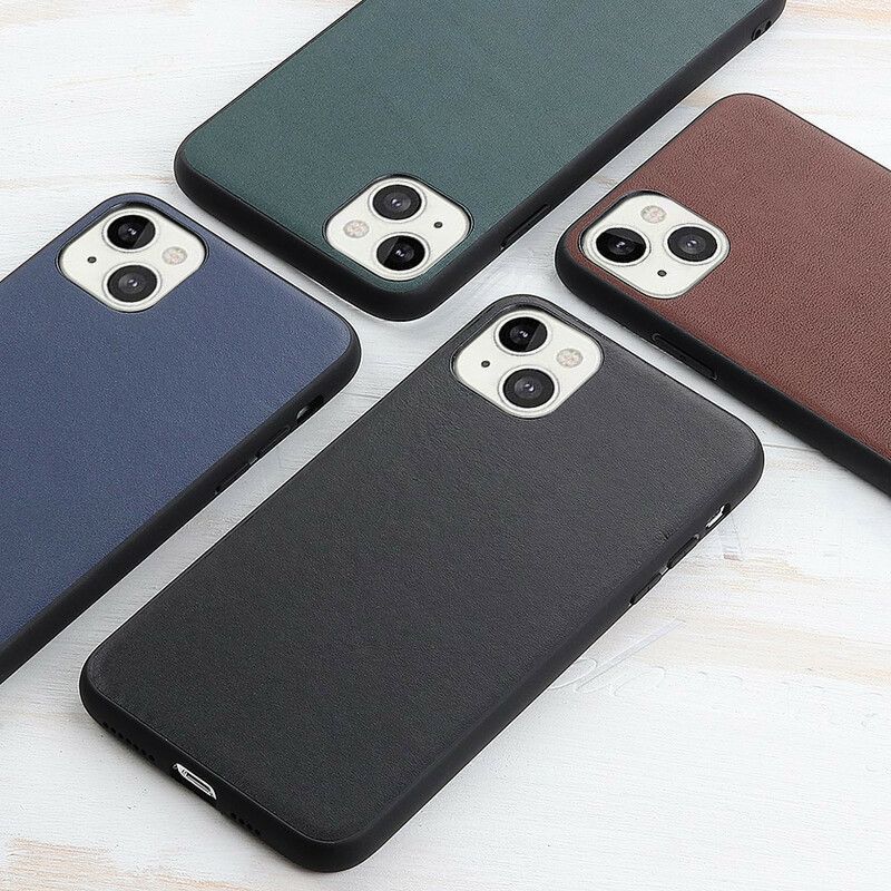 Coque iPhone 13 Véritable Cuir