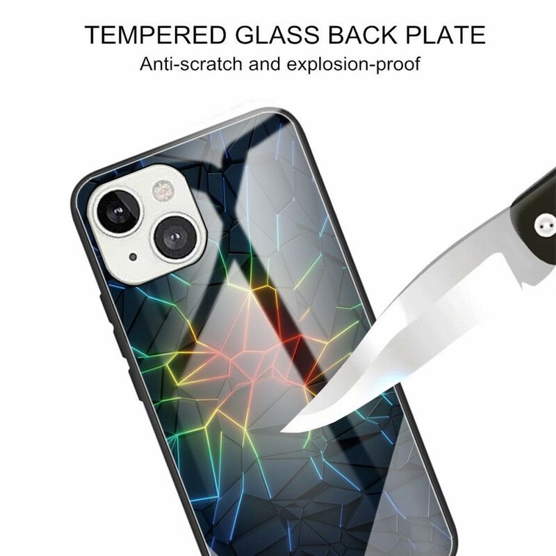 Coque iPhone 13 Verre Trempé Geometry