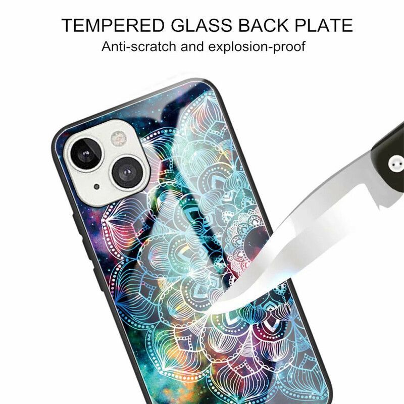 Coque iPhone 13 Verre Trempé Mandala