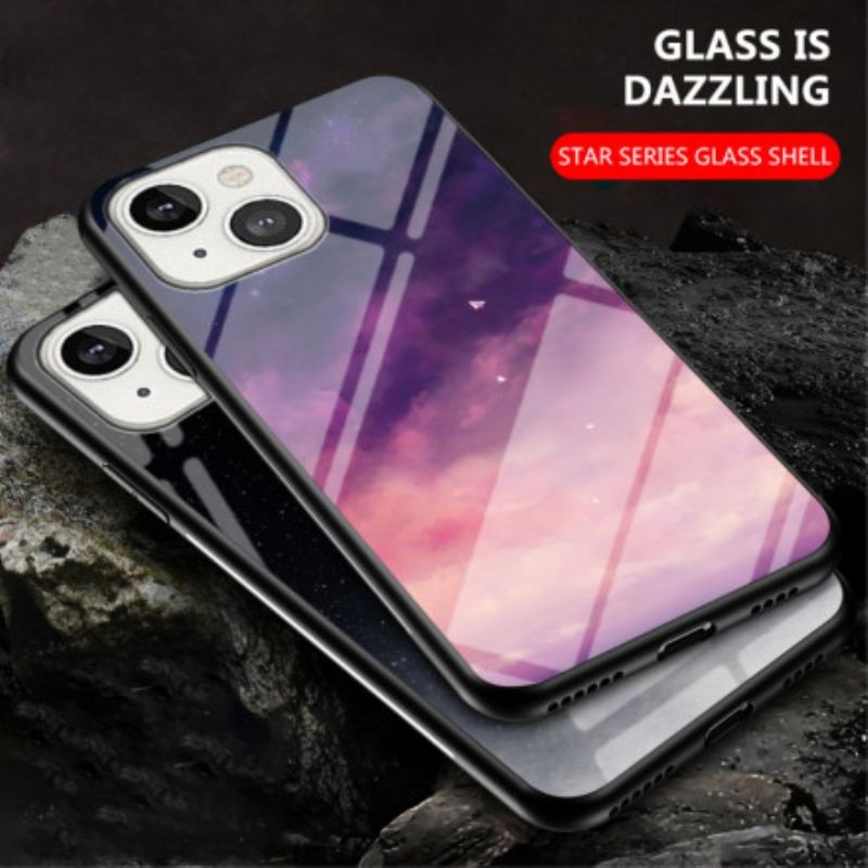 Coque iPhone 13 Verre Trempé Starry Sky